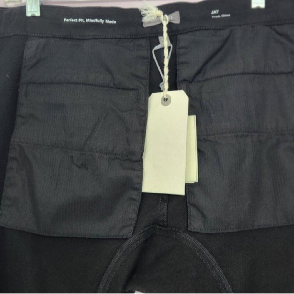 NWT DL1961 Jay Track Chino Black Drawstring Pants size 32 - Picture 9 of 10